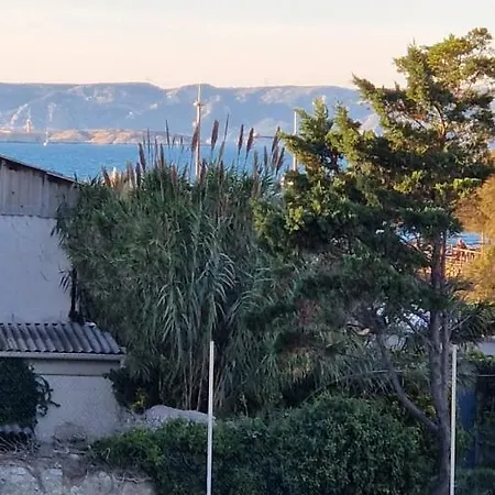 Pointe Rouge A 2Mn De La Plage - Avec Petite Vue Mer Marseille Exterior photo